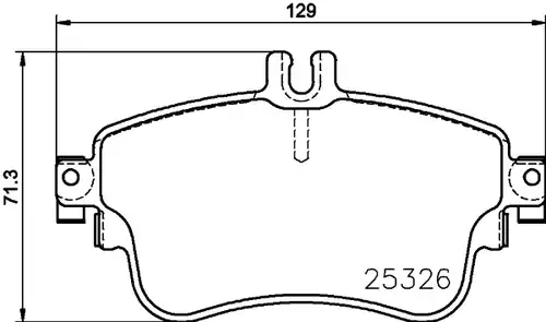 накладки HELLA PAGID 8DB 355 019-751