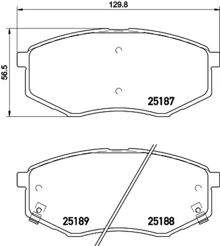 накладки HELLA PAGID 8DB 355 019-791