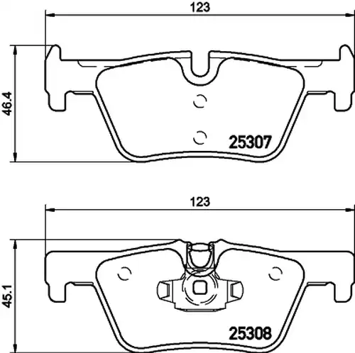 накладки HELLA PAGID 8DB 355 019-971