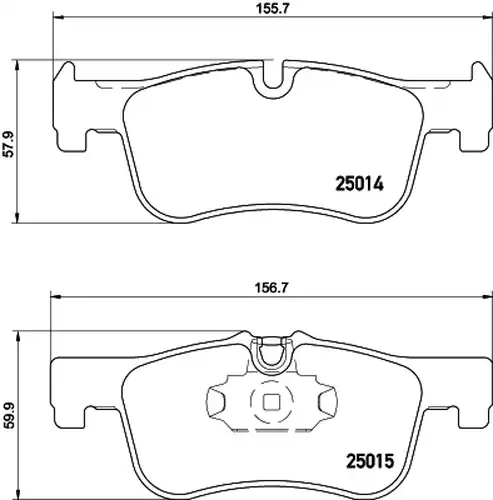 накладки HELLA PAGID 8DB 355 020-201