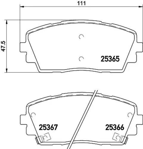 накладки HELLA PAGID 8DB 355 020-611