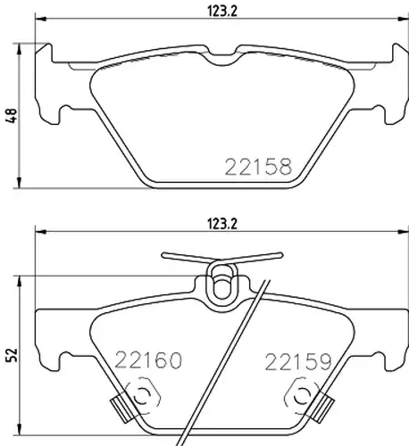 накладки HELLA PAGID 8DB 355 023-341