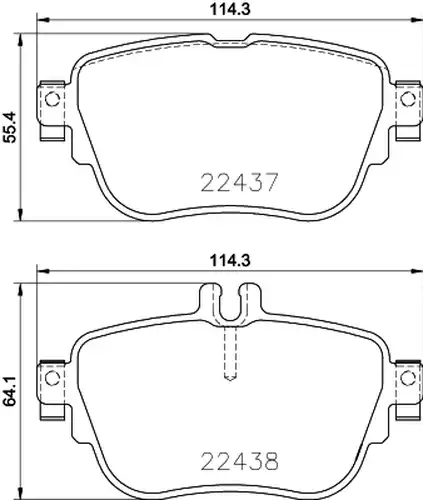 накладки HELLA PAGID 8DB 355 025-781