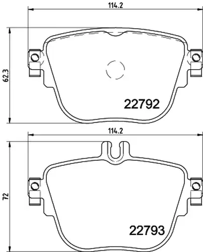 накладки HELLA PAGID 8DB 355 032-161