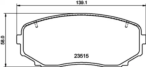 накладки HELLA PAGID 8DB 355 032-941