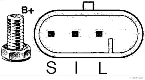 генератор HERTH+BUSS JAKOPARTS J5110408