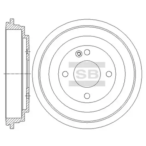 спирачен барабан Hi-Q SD1095