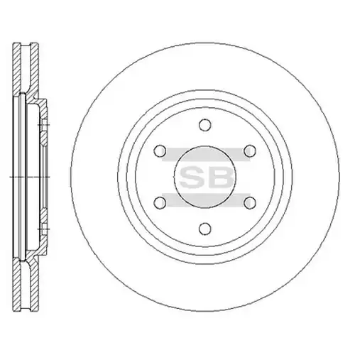 спирачен диск Hi-Q SD4229