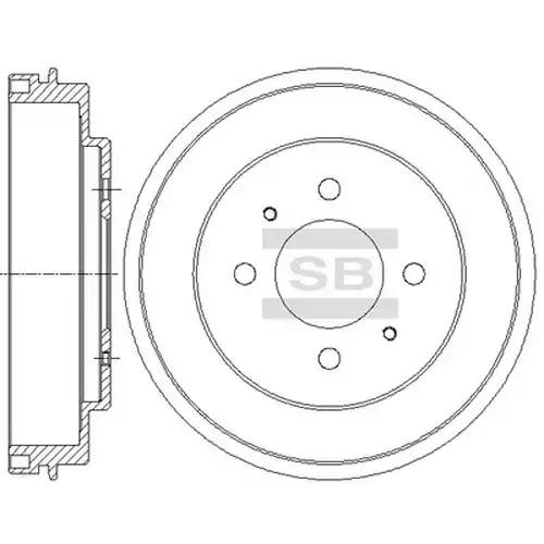 спирачен барабан Hi-Q SD4319