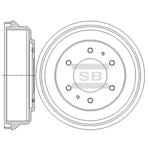 спирачен барабан Hi-Q SD4325