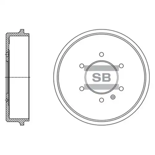 спирачен барабан Hi-Q SD4507