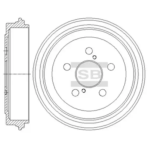 спирачен барабан Hi-Q SD4627
