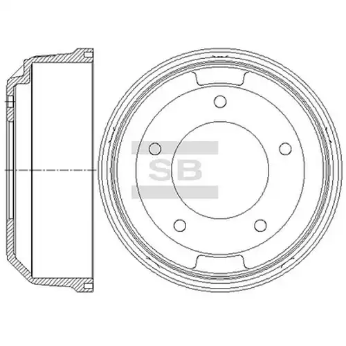 спирачен барабан Hi-Q SD4638