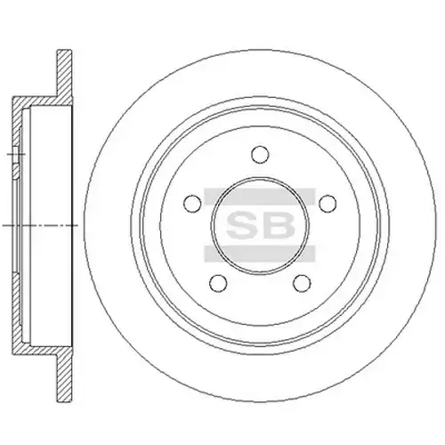 спирачен диск Hi-Q SD5317