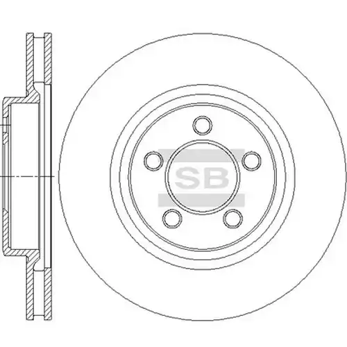 спирачен диск Hi-Q SD5511