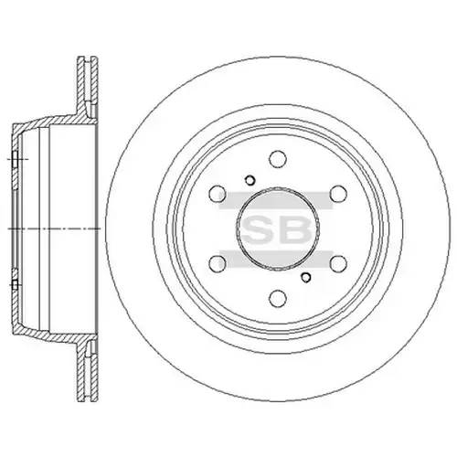 спирачен диск Hi-Q SD5520