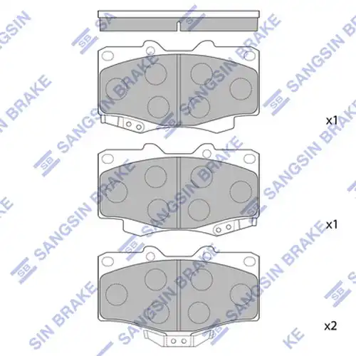 накладки Hi-Q SP1222A