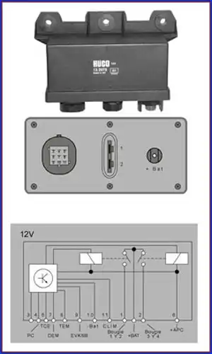 реле, подгревна система HITACHI 132075