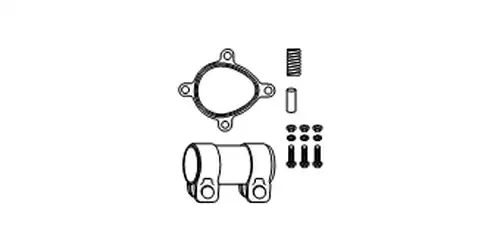 монтажен комплект, катализатор HJS 82 11 3273