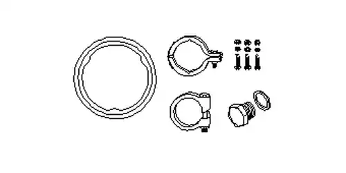 монтажен комплект, катализатор HJS 82 12 9119