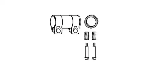 монтажен комплект, катализатор HJS 82 23 4431