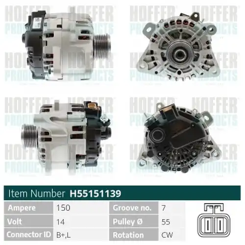 генератор HOFFER H55151139