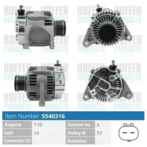 генератор HOFFER H5540316