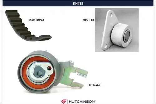 комплект ангренажен ремък HUTCHINSON KH 485