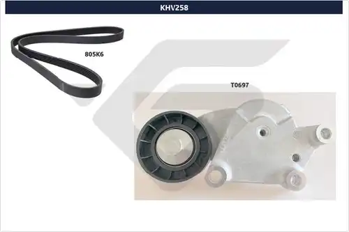 комплект пистов ремък HUTCHINSON KHV 258