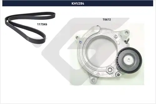 комплект пистов ремък HUTCHINSON KHV 284