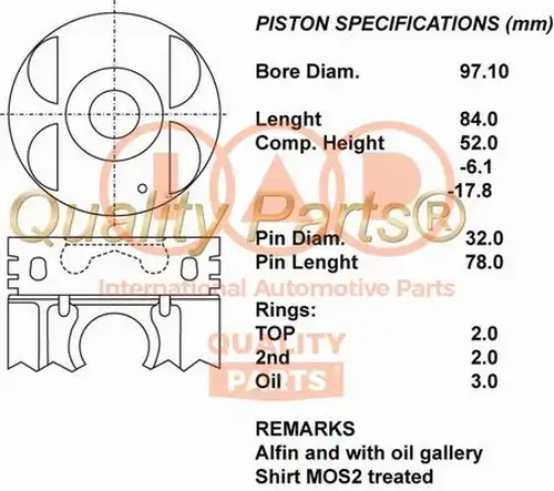 бутало IAP QUALITY PARTS 100-07184