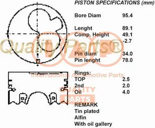 бутало IAP QUALITY PARTS 100-09017