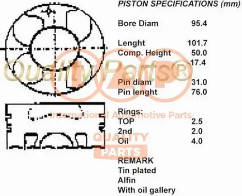 бутало IAP QUALITY PARTS 100-09018