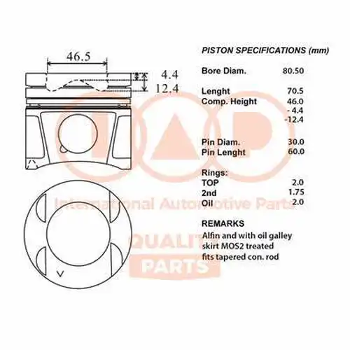 бутало IAP QUALITY PARTS 100-13115