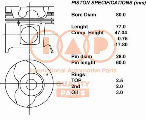 бутало IAP QUALITY PARTS 100-13162