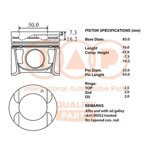 бутало IAP QUALITY PARTS 100-13220