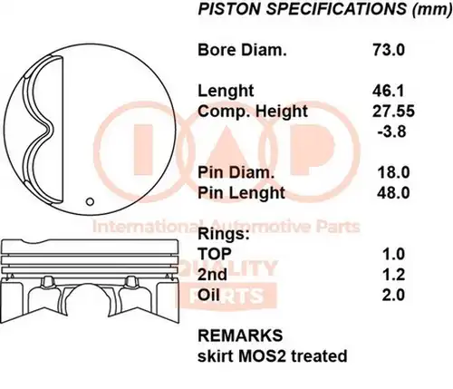 бутало IAP QUALITY PARTS 100-16082