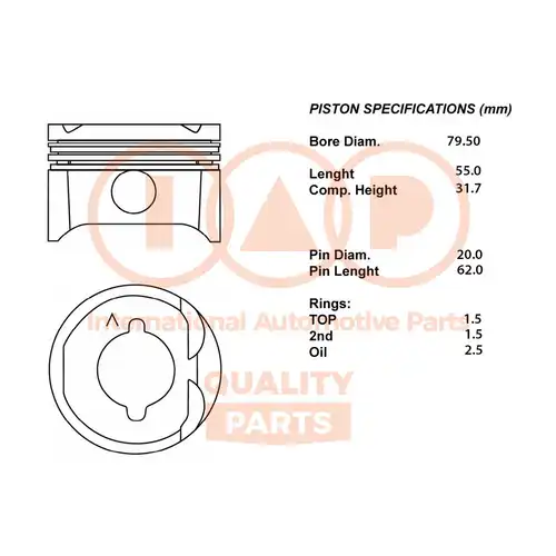 бутало IAP QUALITY PARTS 100-29060