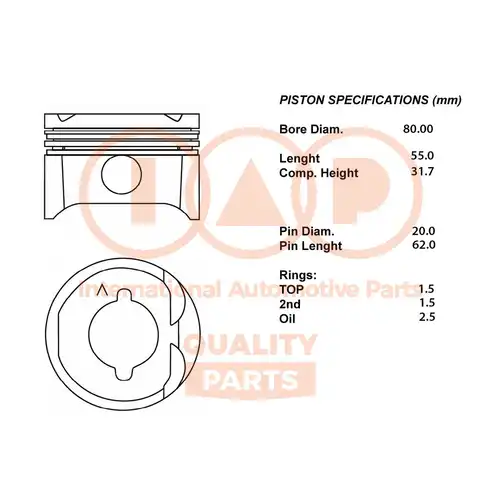 бутало IAP QUALITY PARTS 100-29061