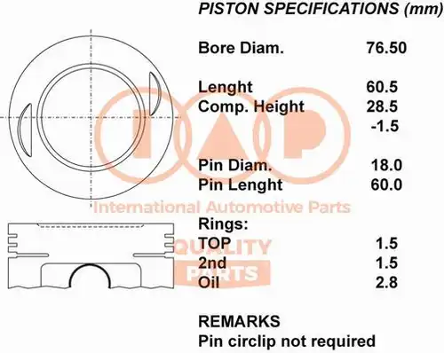 бутало IAP QUALITY PARTS 101-03041