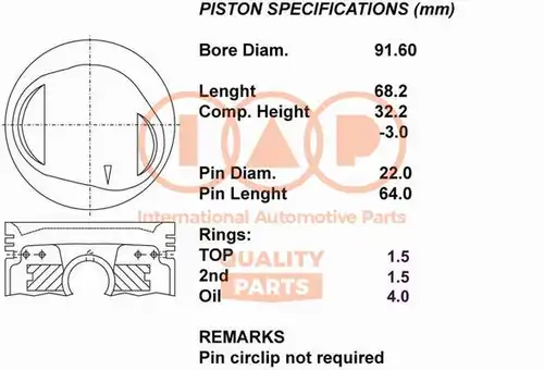 бутало IAP QUALITY PARTS 101-12041