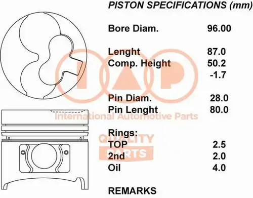 бутало IAP QUALITY PARTS 101-13044