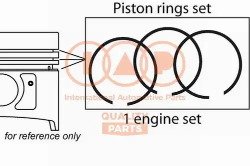 комплект сегменти IAP QUALITY PARTS 102-00113