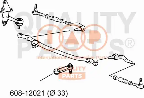 кормилен лост (хебел) IAP QUALITY PARTS 608-12021