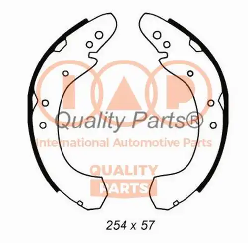 комплект спирачна челюст IAP QUALITY PARTS 705-01011