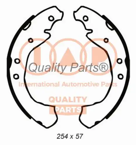 комплект спирачна челюст IAP QUALITY PARTS 705-01041