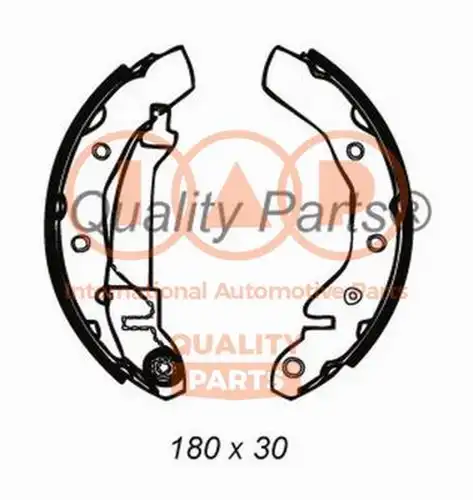 комплект спирачна челюст IAP QUALITY PARTS 705-20062