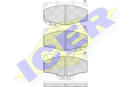 накладки ICER 141007