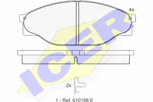 накладки ICER 141010