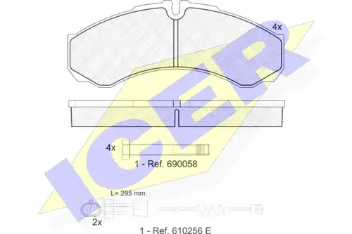 накладки ICER 141208-117